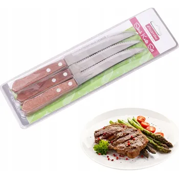 Kuchyňský nůž Steakové Nože Sada 6 nožů KAMILLE příbory