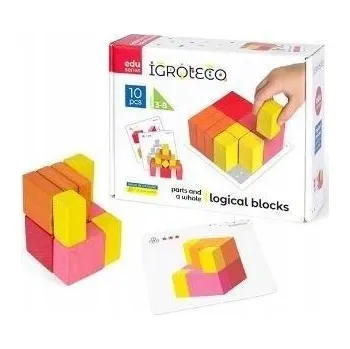 ostatní stavebnice Dřevěné Stavebnice Stavebnice pro Malého Konstruktéra 10 Barevných Kostek Artyk