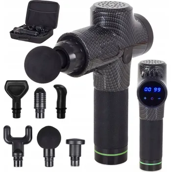 Masážní přístroj MASÁŽNÍ PISTOLE NA TĚLO SUPER VÝKONNÁ MASÁŽNÍ PŘÍSTROJ 150W ZAŘÍZENÍ PRO MASÁŽ