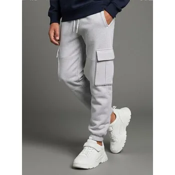 Sinsay - Tepláky cargo - šedá - 502FC-09M - 502FC-09M-158