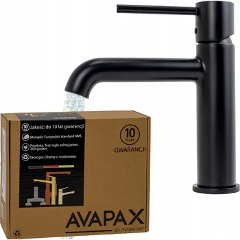 Vodovodní baterie Stojánková umyvadlová baterie Avapax ULTIMATE černá