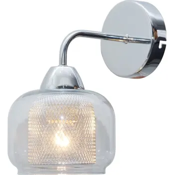 Nástěnné svítidlo Nástěnné moderní osvětlení RAY - 1xE14, 40W, chromované