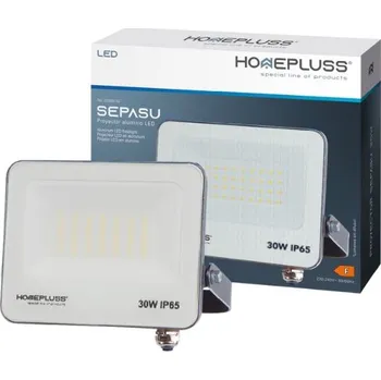 Ultratenký LED reflektor šedý 30W 2500lm, studená barva světla