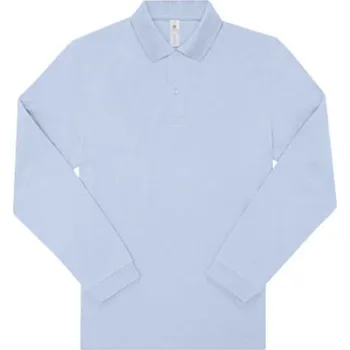 Dámské tričko B&C Unisex polo triko PU425 Blush Blue 3XL