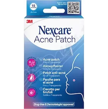 Lék na kožní problémy, vlasy a nehty 3M Nexcare náplast na akné 15ks