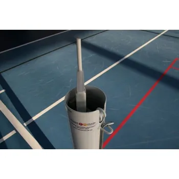 Tenisové sloupky (KOMAXIT) prům.102 mm + pouzdra a víčka, (CERTIFIKÁT) - pouze interiér