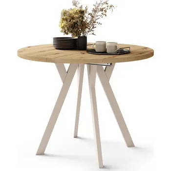 Jídelní stůl Rozkládací jídelní stůl ARTUR dub artisan/béžová