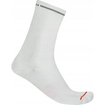 Pánské ponožky Ponožky Castelli Premio Evo 18, bílé, S/M