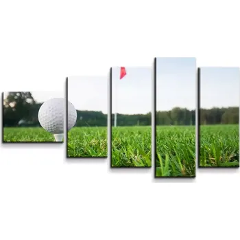 Obraz Sablio Obraz - 5-dílný Golf - 100x60 cm