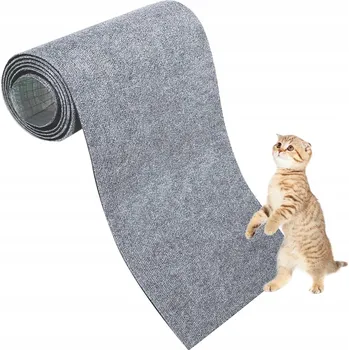 SILNÁ ŠKRABACÍ PODLOŽKA PRO KOČKY SAMOLEPICÍ OCHRANA NÁBYTKU 300x40 Šedá