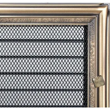 Větrací mřížka Ozdobná mřížka výdechu Kratki zlatá
