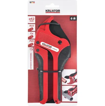 Nůžky na plech KRTH00603 - Nůžky na trubky 42 mm - HIGH QUALITY KREATOR + 1x pracovní rukavice zdarma a extra servis