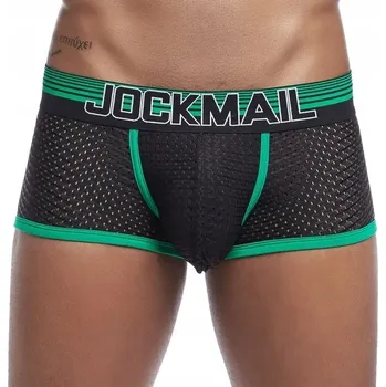 Pánské spodní prádlo Pánské Sexy Síťované Boxerky JOCKMAIL - XL
