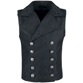 Dámská vesta Vesta Gotika z Gothicana by EMP - Baroque Vest - Muži - černá
