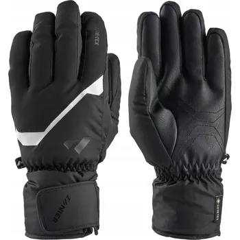 Rukavice Juniorské pětiprsté rukavice Zanier Rauris GORE TEX Černo-Bílé, velikost 4,5