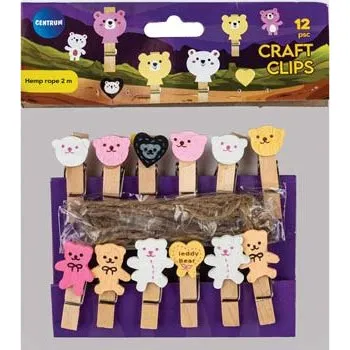 Dekorační kolíčky - Medvídci