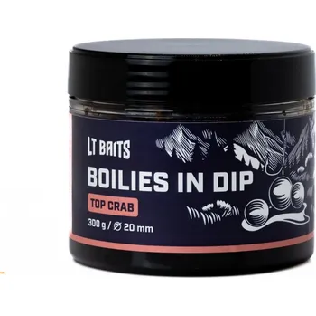 Nástraha Boilies v dipu LT Baits Top Crab 300g 24mm