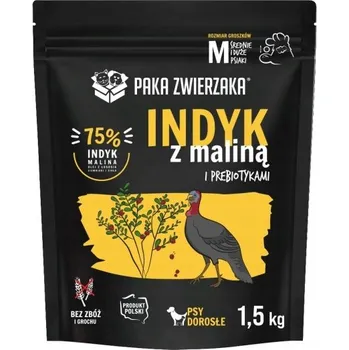 Krmivo pro psa Suché krmivo pro psy Paka Zwierzaka Seventh Heaven Krůta s malinami 1,5 kg