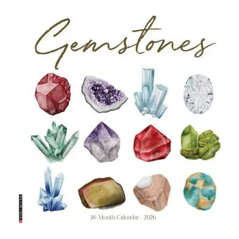 Kalendář Gemstones 2026 12 X 12 Wall Calendar (EN)