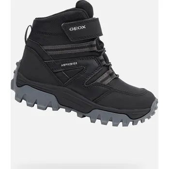 Chlapecké tenisky Geox Chlapecké Černá chlapecká kontíková obuv Geox Himalaya B Abx Černá 32 (2563854)