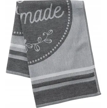 Utěrka RUČNĚ VYROBENÁ Kuchyňská Utěrka , 50x70cm, šedá