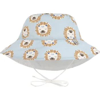 Kojenecká čepice Lässig Sun Protection Bucket Hat lion powder blue 07-18 mon.