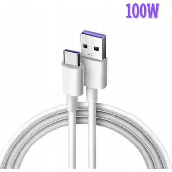 Datový kabel Kabel Lemon Mobile USB - USB typ C 1 m bílý