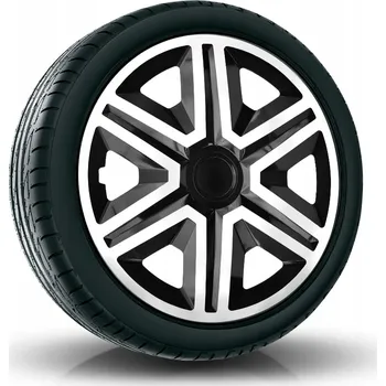 Disk Puklice ACTION 16" bílo-černé pro Chevrolet, Citroen, Dacia, 4 ks