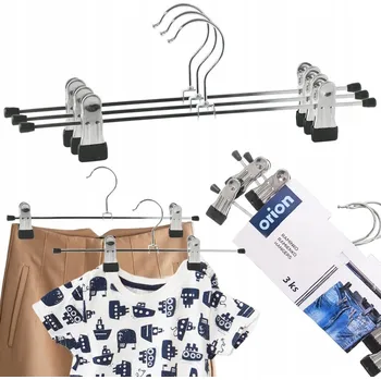 Ramínko Šatní ramínko kovový Orion odstíny šedé