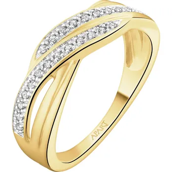 Prsten Zlatý prsten s diamanty - 0,08 ct - ryzost 585 - 160.617