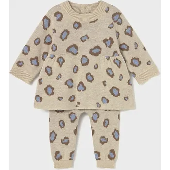 Kojenecký overall Dětská bavlněná souprava Mayoral Newborn béžová barva, 2732 2732.2E.Newborn.9BYA 12X, vel. 86