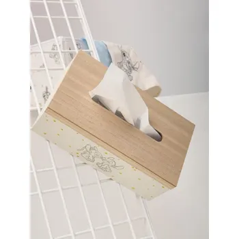 Dárková krabička Sinsay - Krabička na kapesníky Stitch - béžová - 108GM-08X - 108GM-08X-ONE