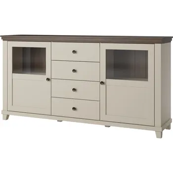 Komoda Komoda Evora - Helvetia Abisko Ash / Dub Lefkas 181x93 cm