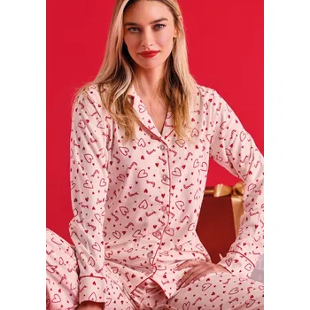 Dámské pyžamo Dámské pyžamo Infiore 653018 L Smetanová