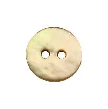 Knoflík Pro Háčkování Kulatý knoflík Ø 12 mm perleťový zlatý