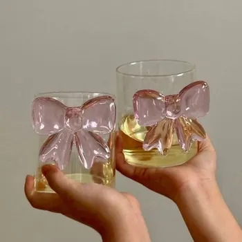 Sklenice Sklenička s mašličkou, hravý design