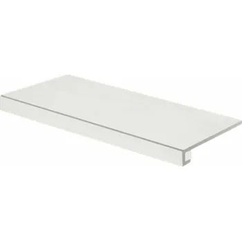 Dlažba Rako Extra schodová tvarovka bílá 40x80 (DCF84722)