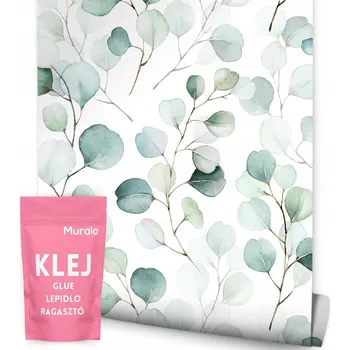 Fototapeta Tapeta Jemné AKVARELOVÉ Listy Rostlin Zeleň