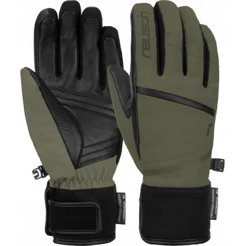 Rukavice Dámské lyžařské rukavice REUSCH Tessa STORMBLOXX Velikost: 7,5 M olivová