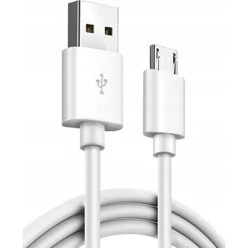 Datový kabel Kabel Lemon Mobile USB - microUSB typ B, 1 m, bílý