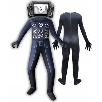 Karnevalový kostým KOSTÝM SKIBIDI TOILET TITAN TV MAN TELEVIZOR KOSTÝM KARNEVAL PLES 152 158