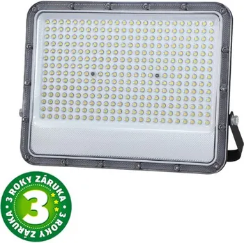 Prémiový ultratenký LED reflektor šedý 200W 20000lm, denní barva světla, 3 roky záruka