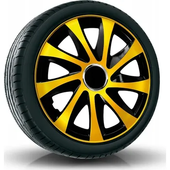 Disk Puklice DRIFT EXTRA 15" zlato-černé pro Toyota, Volkswagen, Volvo, 4 ks