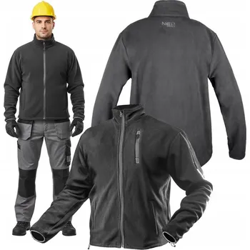 Pánská mikina NEO 81-503 MIKINA FLEECOVÁ GRAFITOVÁ, VELIKOST L