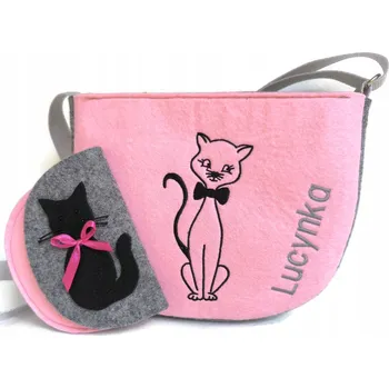 Kabelka Dětská kabelka Tomasz Siekański černá, odstíny šedé a stříbrné, růžová