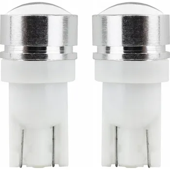 Povinná bezpečnostní výbava LED žárovky Amio STANDARD T10 W5W 1 W, 2 ks