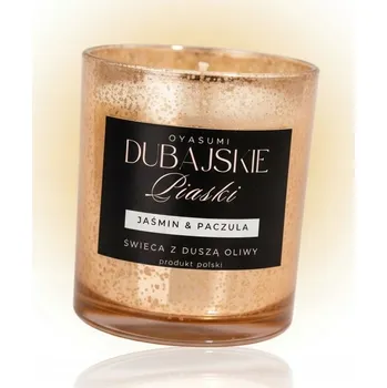 Svíčka Vonná svíčka olivová Dubajské písky Oyasumi