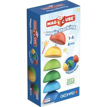 Stavebnice Geomag Magnetické Stavebnice Geomag Magicube, stohovací, 6 kusů