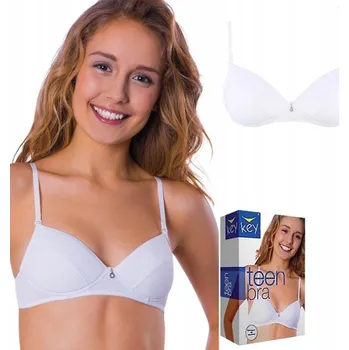 Podprsenka Key dívčí podprsenka vyztužená, hlavní materiál polyamid, velikost 65BB