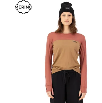 Pánské tričko Tričko Mons Royale Wms Yotei Merino LS canyon rose/toffee M 2026 - Odesíláme do 24 hodin